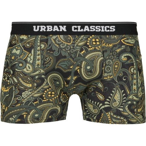Urban Classics Boxer Shorts 3-Pack darkgreen/paisley/black M