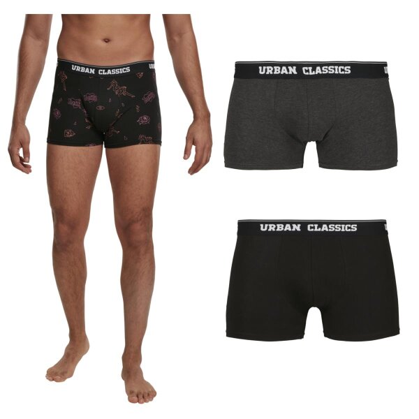 Urban Classics Boxer Shorts 3-Pack