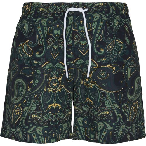 Urban Classics Paisley Swim Shorts paisley M