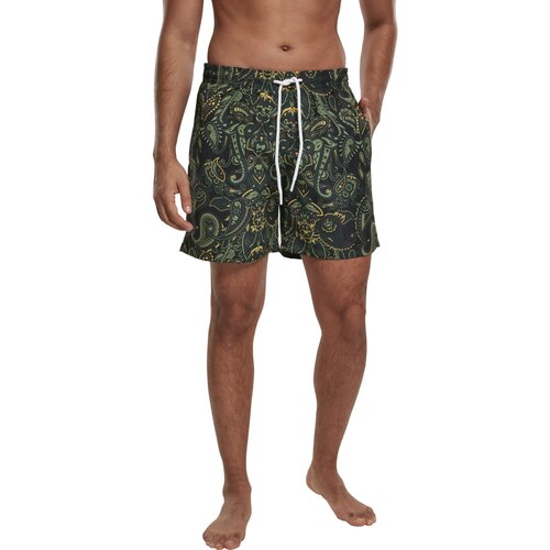 Urban Classics Paisley Swim Shorts paisley M