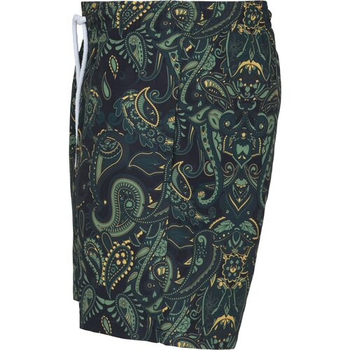 Urban Classics Paisley Swim Shorts paisley M