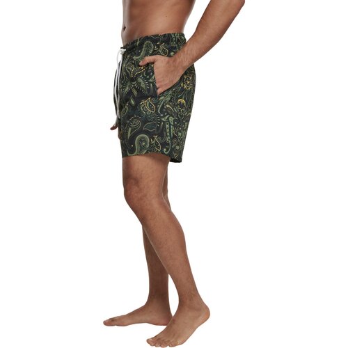 Urban Classics Paisley Swim Shorts paisley M