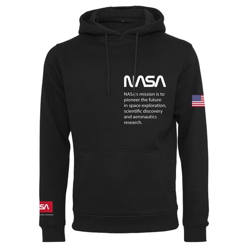 Mister Tee NASA Definition Hoody black L