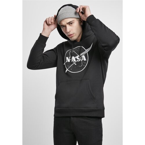 Mister Tee NASA Black-and-White Insignia Hoody black M