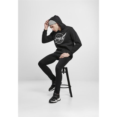 Mister Tee NASA Black-and-White Insignia Hoody black M