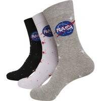 Mister Tee NASA Insignia Socks 3-Pack black/grey/white 35-38