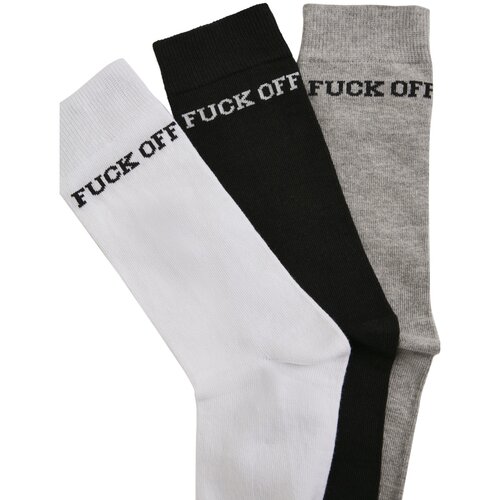 Mister Tee Fuck Off Socks 3-Pack