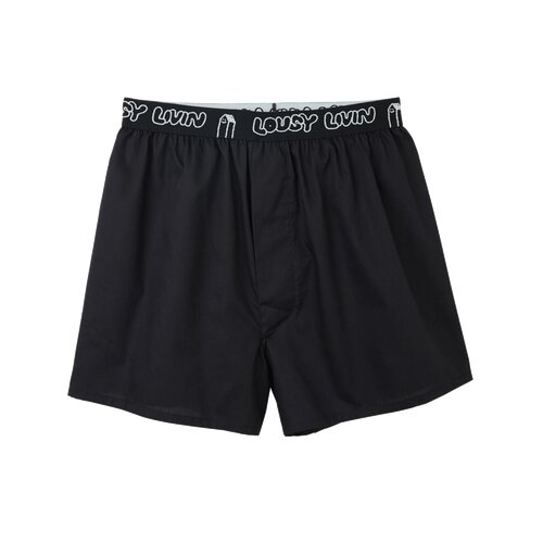 Lousy Livin Boxer Briefs 2 Pack Black/White S