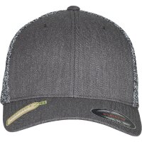 Flexfit Trucker Melange Mesh black/greymelange L/XL