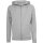 Build your Brand Heavy Zip Hoody heather grey 5XL