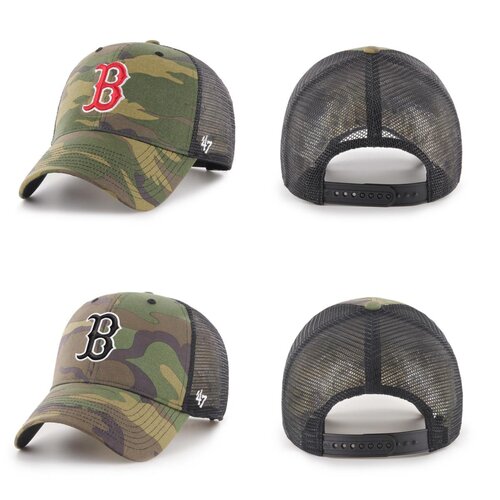 47 Brand MLB Boston Red Sox Camo Branson 47 MVP Snapback Cap