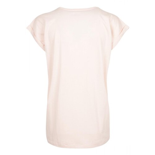 Build your Brand Ladies Extended Shoulder Tee pink M