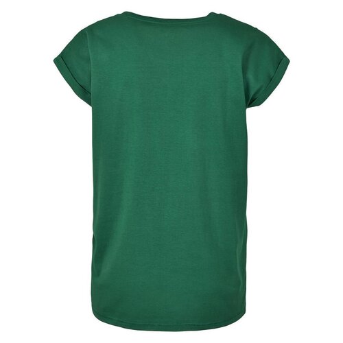 Build your Brand Ladies Extended Shoulder Tee Forest Green L