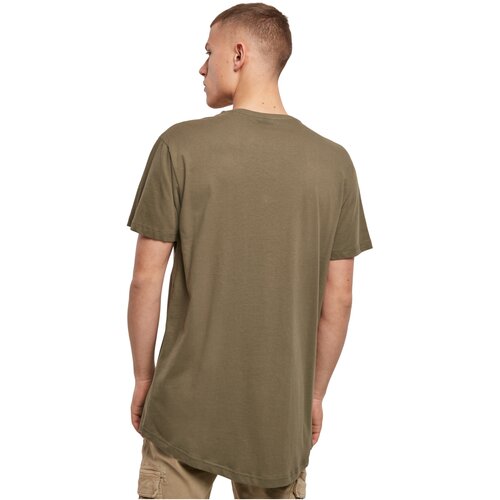 Build your Brand Shaped Long Tee olive XXL