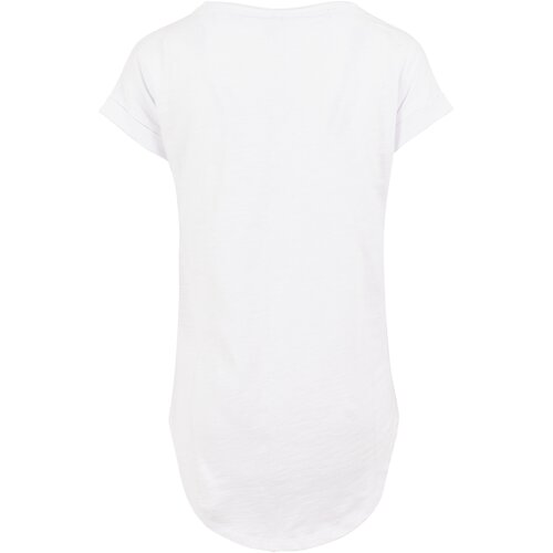 Build your Brand Ladies Long Slub Tee white XXL