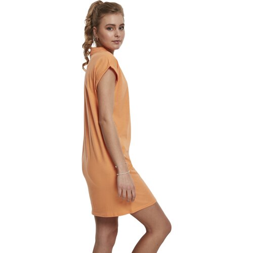 Urban Classics Ladies Turtle Extended Shoulder Dress papaya XS
