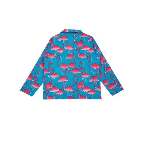 Lousy Livin Pyjama Flamingo Schlafanzug Set Kids Turquoise XL
