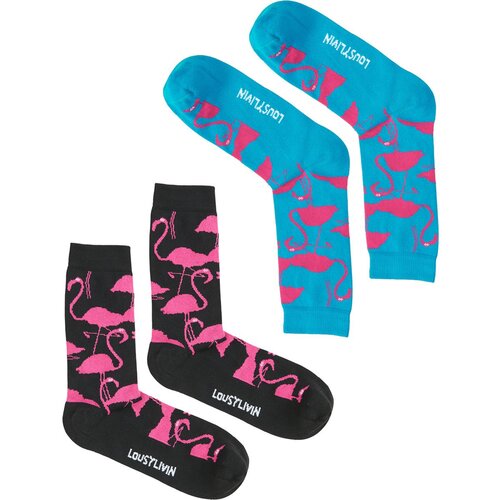 Lousy Livin Socks Flamingos