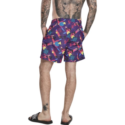 Urban Classics PatternSwim Shorts miami aop XXL