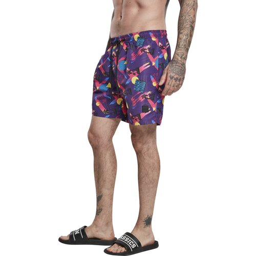 Urban Classics PatternSwim Shorts miami aop XXL