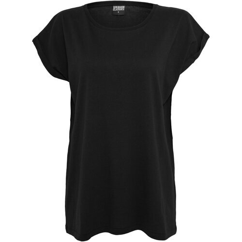 Urban Classics Ladies Extended Shoulder Tee 2-Pack black/white 4XL