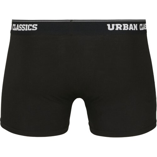 Urban Classics Men Boxer Shorts Double Pack black/charcoal 6XL