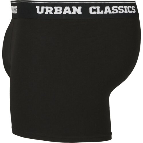 Urban Classics Men Boxer Shorts Double Pack black/charcoal 6XL