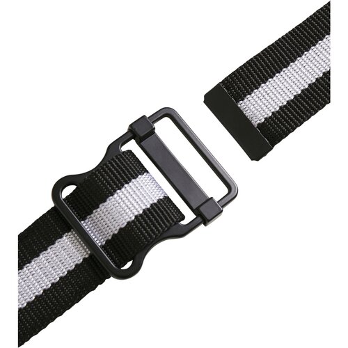 Urban Classics Easy Belt with Stripes black/white S/M