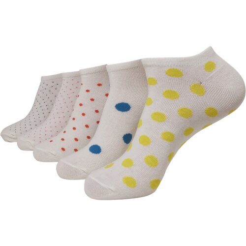 Urban Classics No Show Socks Dots 5-Pack multicolor 35-38