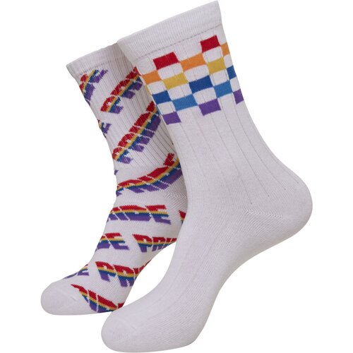 Urban Classics Pride Racing Socks 2-Pack multicolor 47-50
