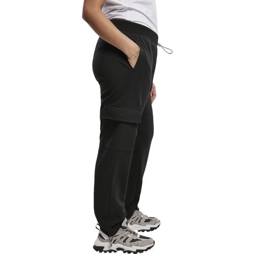 Urban Classics Ladies Cargo Terry Pants black M