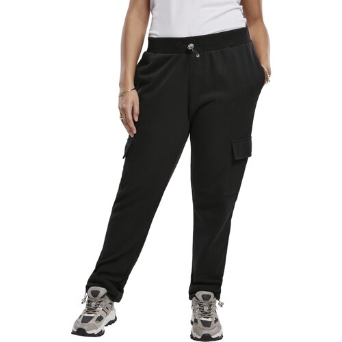 Urban Classics Ladies Cargo Terry Pants black M