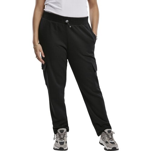 Urban Classics Ladies Cargo Terry Pants black S