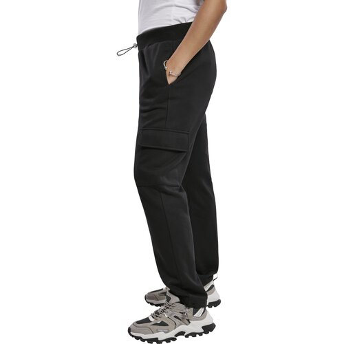 Urban Classics Ladies Cargo Terry Pants black S