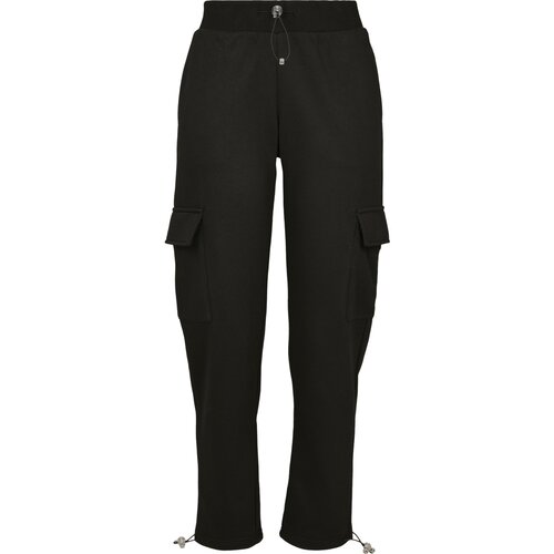 Urban Classics Ladies Cargo Terry Pants black XS