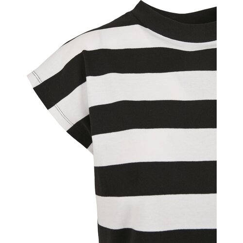 Urban Classics Ladies Stripe Short Tee black/white XL
