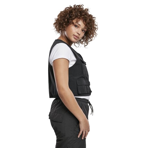 Urban Classics Ladies Short Tactical Vest black 3XL