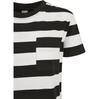 Urban Classics Ladies Stripe Boxy Tee Dress black/white S