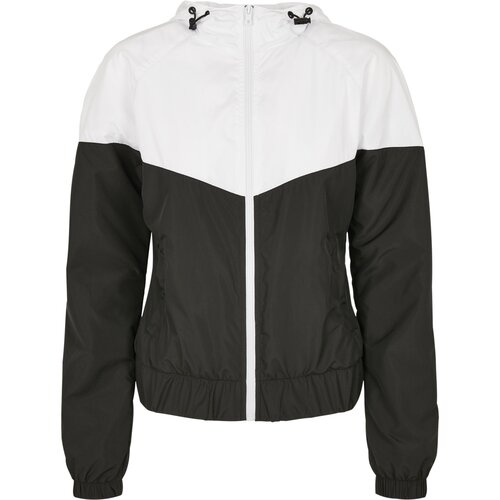 Urban Classics Ladies Arrow Windbreaker white/black 4XL