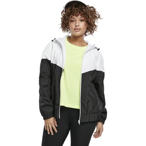 Urban Classics Ladies Arrow Windbreaker white/black 4XL