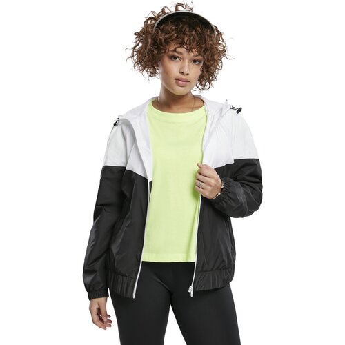 Urban Classics Ladies Arrow Windbreaker white/black 4XL