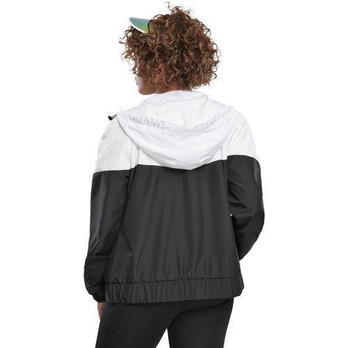 Urban Classics Ladies Arrow Windbreaker white/black 4XL