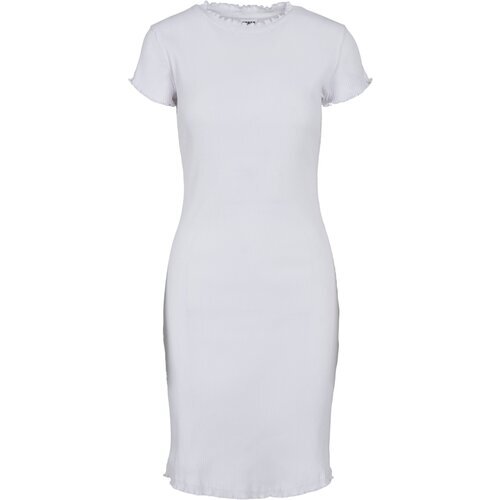 Urban Classics Ladies Rib Tee Dress white XS