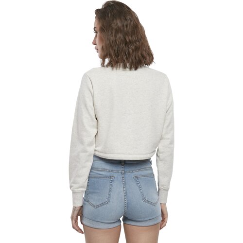 Urban Classics Ladies Oversized Cropped Crewneck lightgrey L