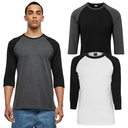 Urban Classics Contrast 3/4 Sleeve Raglan Tee