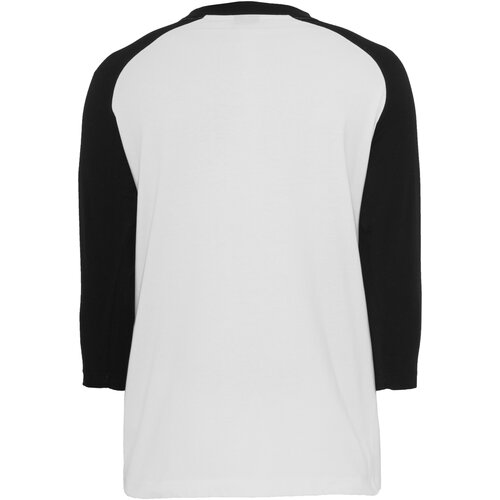 Urban Classics Contrast 3/4 Sleeve Raglan Tee wht/blk 3XL