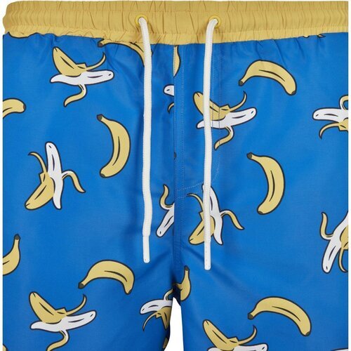 Urban Classics Pattern Retro Swim Shorts banana aop S