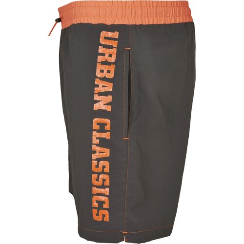 Urban Classics UC Logo Swim Shorts darkshadow S