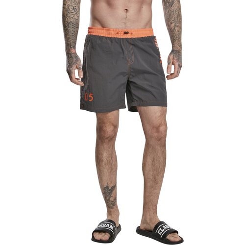 Urban Classics UC Logo Swim Shorts darkshadow S