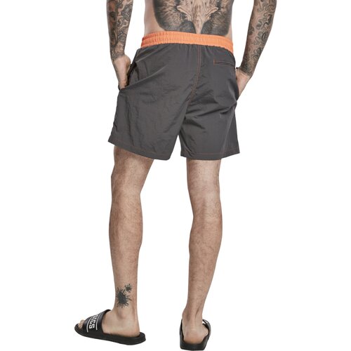 Urban Classics UC Logo Swim Shorts darkshadow S